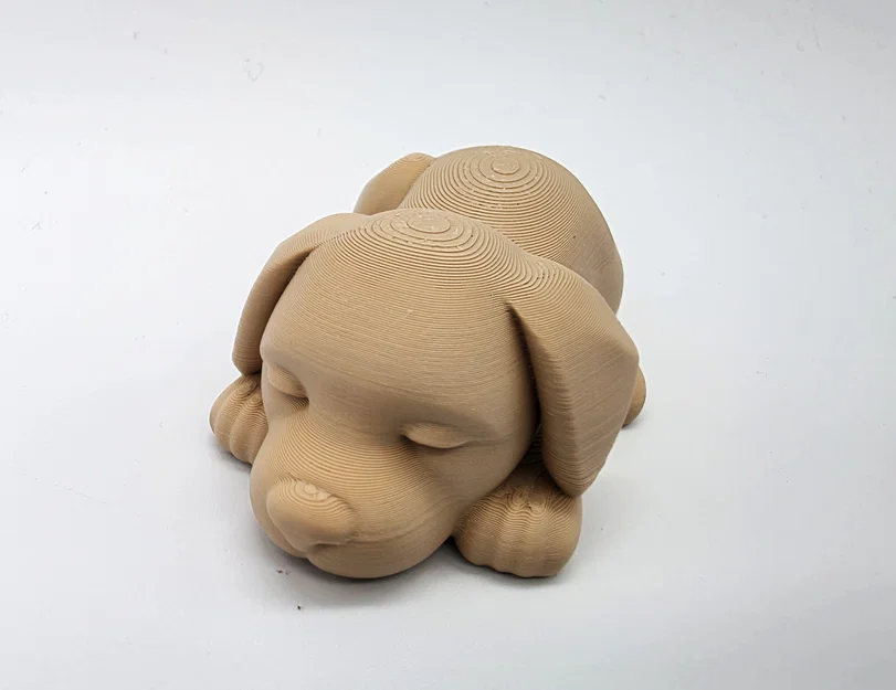 Mô hình chú cún nhỏ đang ngủ đáng yêu - In 3D không cần support - Image 2