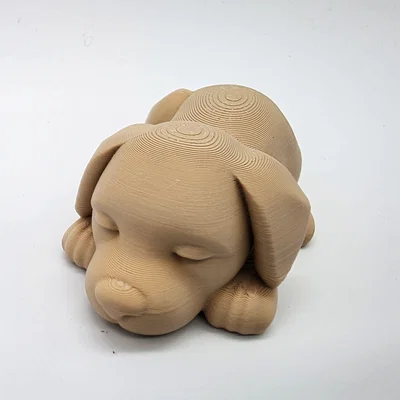 Mô hình chú cún nhỏ đang ngủ đáng yêu - In 3D không cần support