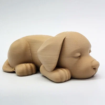 Mô hình chú cún nhỏ đang ngủ đáng yêu - In 3D không cần support