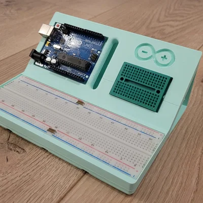 Đế cắm Breadboard Arduino & ESP32 | Tương thích hệ thống Gridfinity