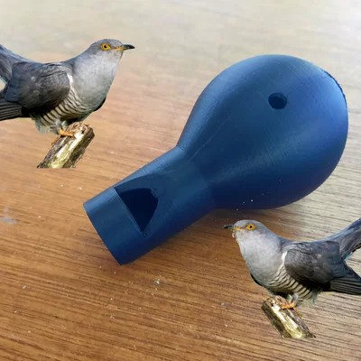 Mẫu in 3D Còi chim cu cu (Working Cuckoo Call) hỗ trợ quan sát chim
