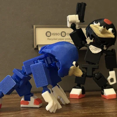 Mini 13 Ugandan Sonic và Shadow