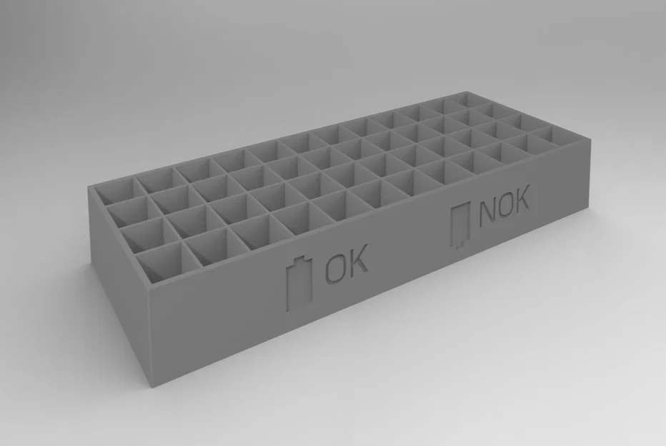 Hộp lưu trữ và phân loại pin AA 48 ngăn thông minh - Image 1