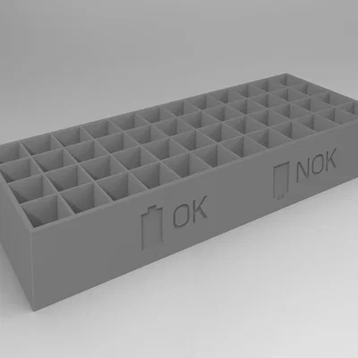 Hộp lưu trữ và phân loại pin AA 48 ngăn thông minh