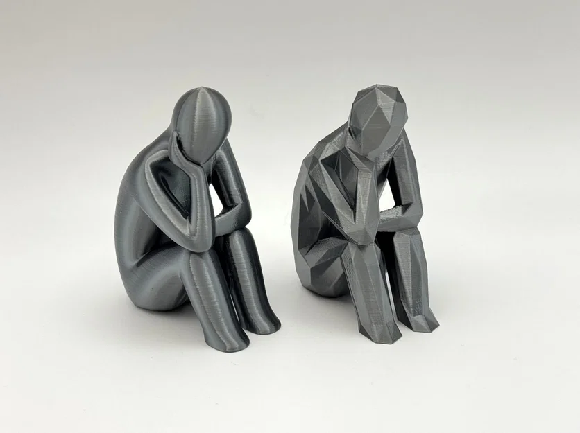 The Thinkers – Phiên bản trơn và Lowpoly - Image 1