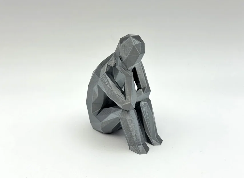 The Thinkers – Phiên bản trơn và Lowpoly - Image 4