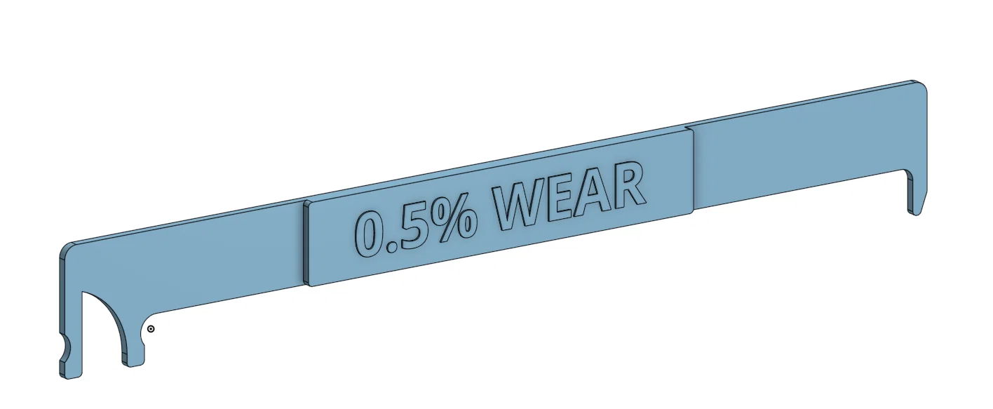 Thước đo độ mòn xích xe đạp (Bike chain wear gauge) - Image 2