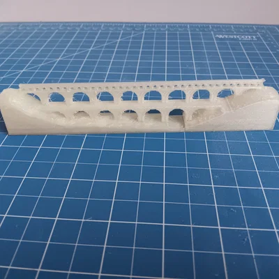 Mô hình 3D cầu dẫn nước La Mã Pont du Gard