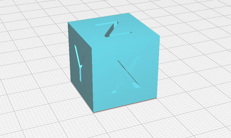 Mô hình khối lập phương XYZ kiểm tra độ chính xác máy in 3D - Image 1