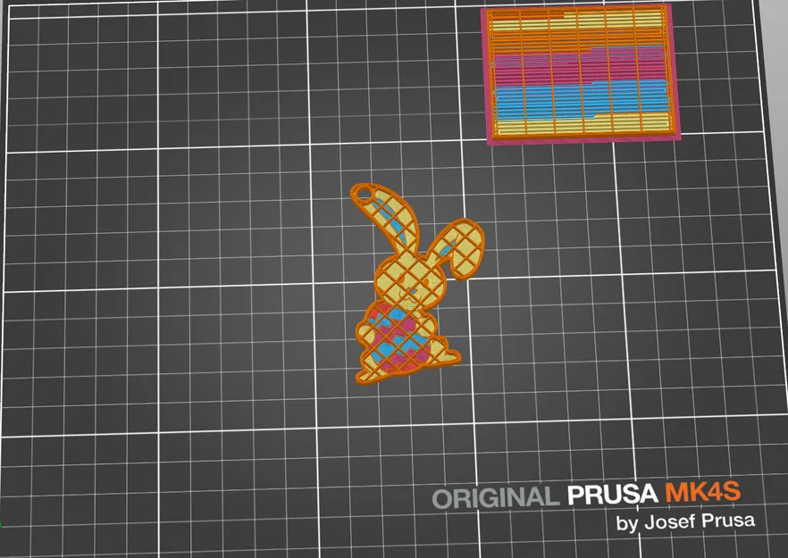 Móc khóa thỏ Phục sinh - Image 3