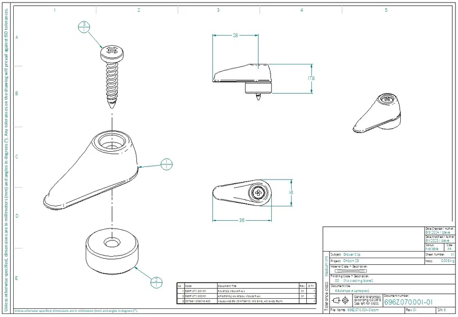 Khóa xoay an toàn kiểu máy bay cho tủ và ngăn kéo trên thuyền buồm - Image 2