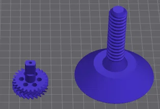 Bộ khớp nối trục và bánh răng cho hệ thống cuốn sợi in 3D - Image 1