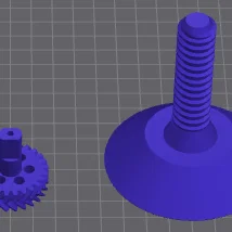 Bộ khớp nối trục và bánh răng cho hệ thống cuốn sợi in 3D