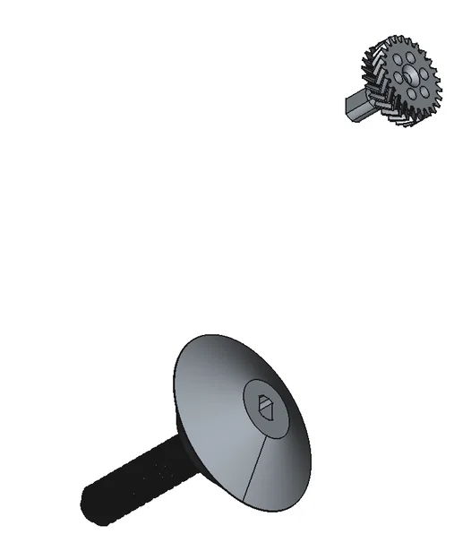 Bộ khớp nối trục và bánh răng cho hệ thống cuốn sợi in 3D - Image 2