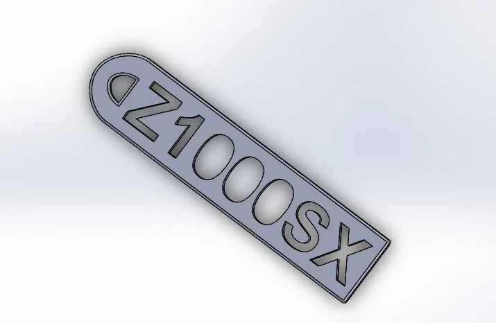 Móc khóa Kawasaki Z1000SX - Thiết kế độc đáo cho biker - Image 1