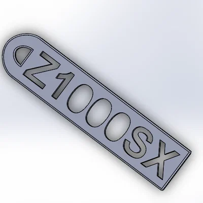 Móc khóa Kawasaki Z1000SX - Thiết kế độc đáo cho biker