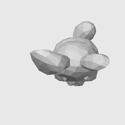 Bộ đôi Thỏ và Trứng Phục sinh Low Poly - Đồ trang trí phong cách Low Poly