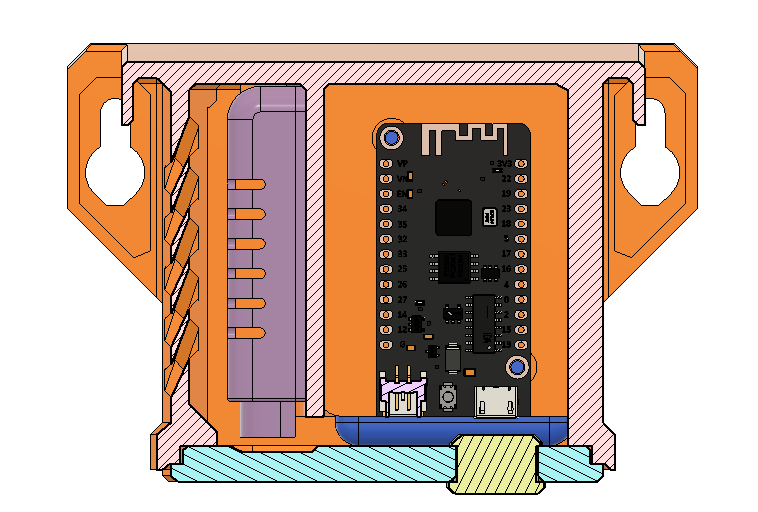 Vỏ bảo vệ cảm biến (ESP32 + pin + cảm biến nhiệt độ và độ ẩm) - Image 1