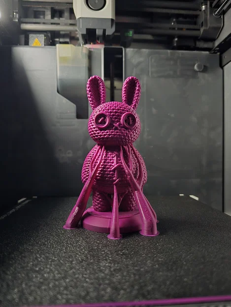 Mô hình chú thỏ Crochet Bunny in 3D dễ thương trang trí bàn - Image 4