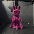 Mô hình chú thỏ Crochet Bunny in 3D dễ thương trang trí bàn - Thumbnail 4