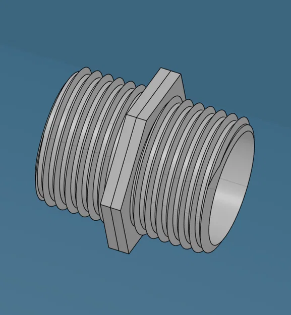 Đầu nối dây tưới cây GHT 3/4 inch đực sang đực (Male to Male) - Image 2