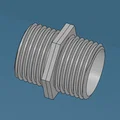 Đầu nối dây tưới cây GHT 3/4 inch đực sang đực (Male to Male) - Thumbnail 2