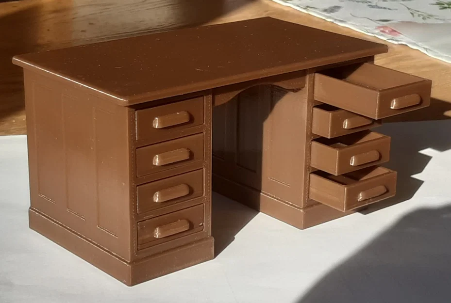 Bàn làm việc mô hình cho nhà búp bê - Tỷ lệ 1:12 - Image 3