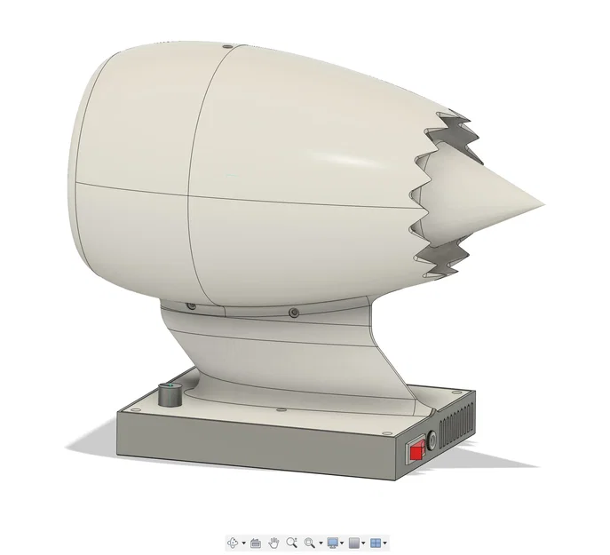 Động cơ phản lực để bàn (Desktop Jet Engine) tích hợp động cơ điện - Image 4
