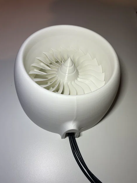 Động cơ phản lực để bàn (Desktop Jet Engine) tích hợp động cơ điện - Image 12