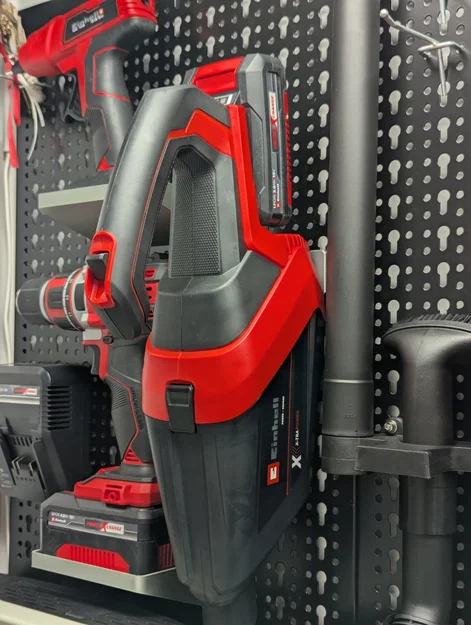 Giá treo tường Pegboard cho máy Einhell TE-HV 18/06 - Image 1