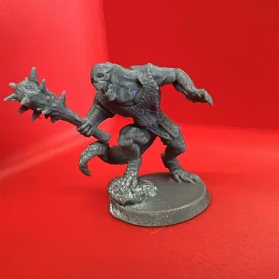 Mô hình Troglodyte 32mm - Tượng quái vật hang động cho game nhập vai