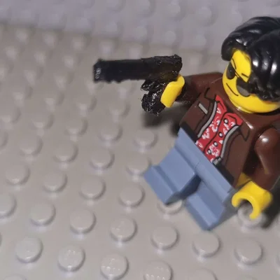 Mô hình súng Desert Eagle 3D tương thích với Lego minifigure