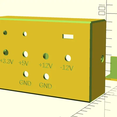 Vỏ nguồn ATX tùy biến đơn giản (Parametric)