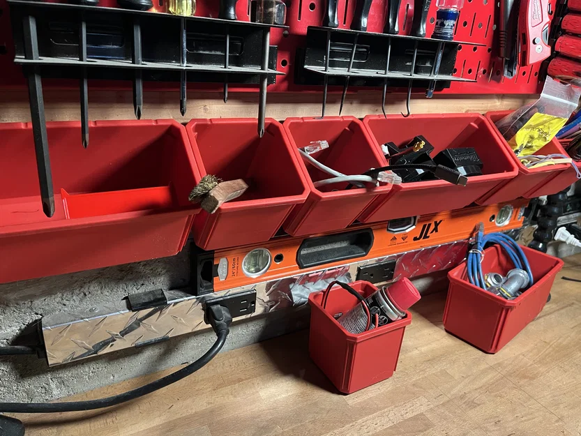 Giá Treo Tường Cho Các Ngăn Chứa Sâu (Deep Bins) Milwaukee Packout - Image 3