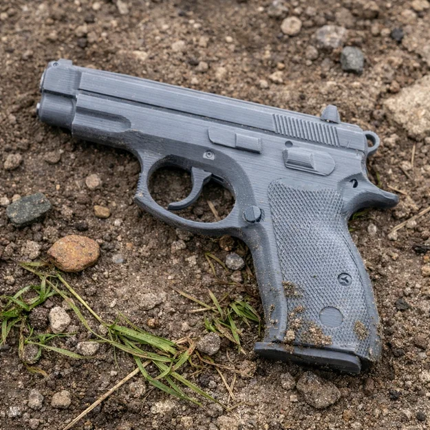 Mô hình súng CZ 75 in 3D chất lượng cao cho Cosplay và trưng bày - Image 1