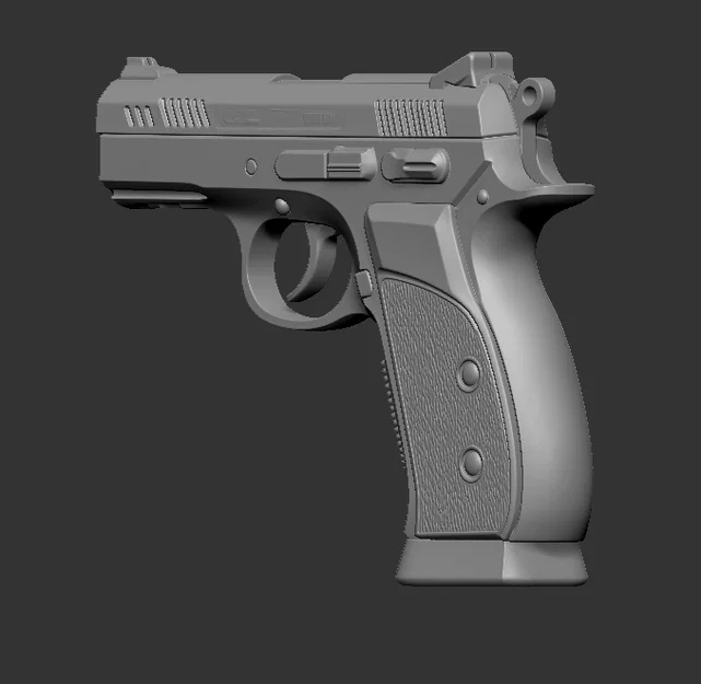 Mô hình súng CZ 75 in 3D chất lượng cao cho Cosplay và trưng bày - Image 3