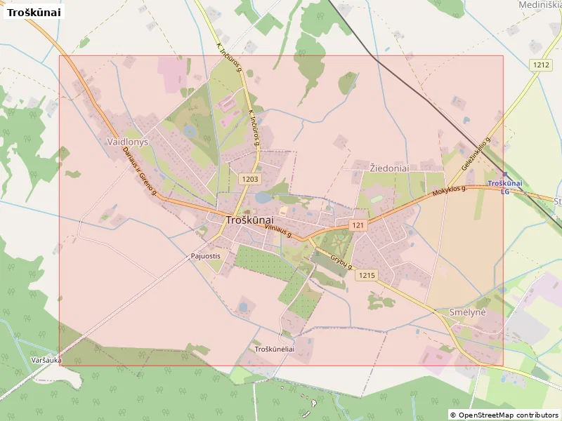 Troškūnai, Lithuania - Mô hình địa hình 3D thu nhỏ - Image 9
