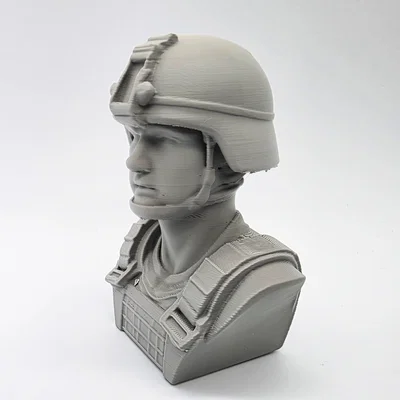 Tượng bán thân người lính (Male Army Soldier Bust) trang trí
