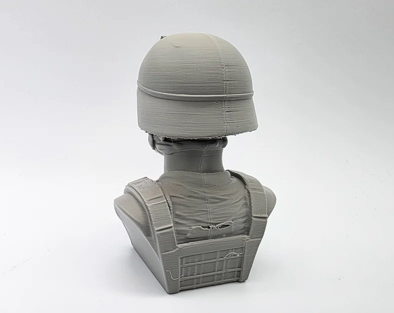 Tượng bán thân người lính (Male Army Soldier Bust) trang trí - Image 5