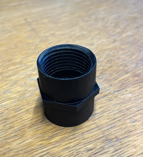 Khớp nối ống nước GHT 3/4 inch nữ-nữ (Model 3D DIY) - Image 1