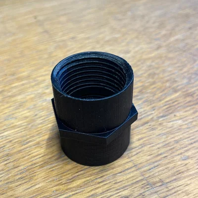 Khớp nối ống nước GHT 3/4 inch nữ-nữ (Model 3D DIY)