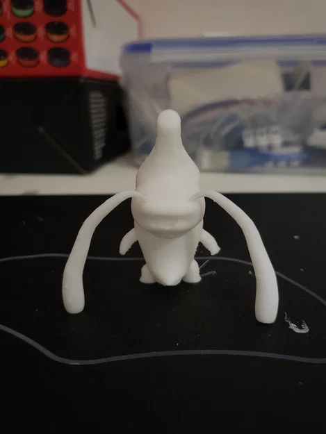 Mô hình in 3D Banana Cat Crying dễ thương với giọt nước mắt tháo rời - Image 2