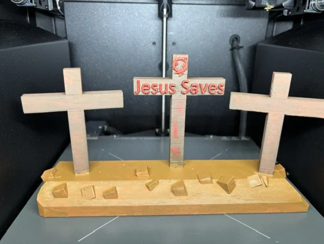 Mô hình in 3D Easter Cross - Thập tự giá trang trí mùa Phục sinh - Image 1