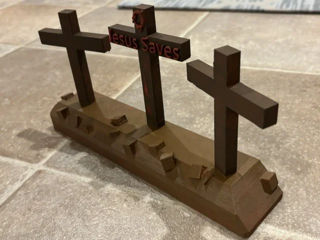Mô hình in 3D Easter Cross - Thập tự giá trang trí mùa Phục sinh - Image 2
