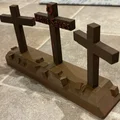 Mô hình in 3D Easter Cross - Thập tự giá trang trí mùa Phục sinh - Thumbnail 2