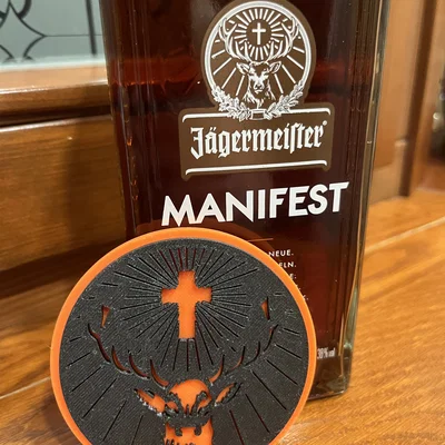 Đế lót ly hình logo Jägermeister