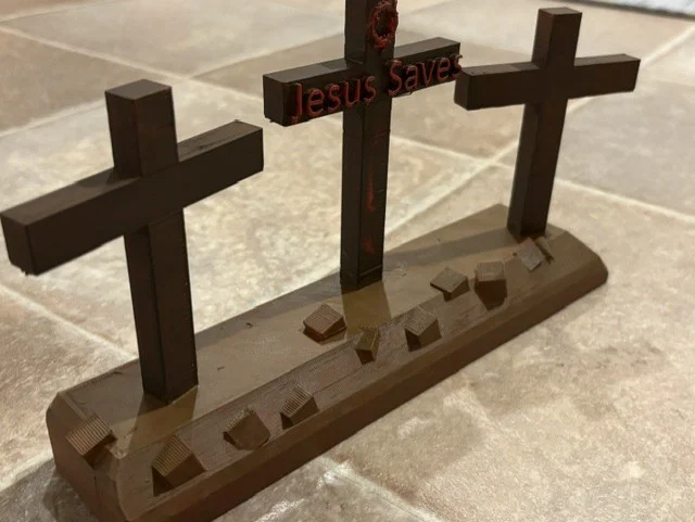 Mô hình in 3D Easter Cross - Thập tự giá trang trí mùa Phục sinh - Image 5