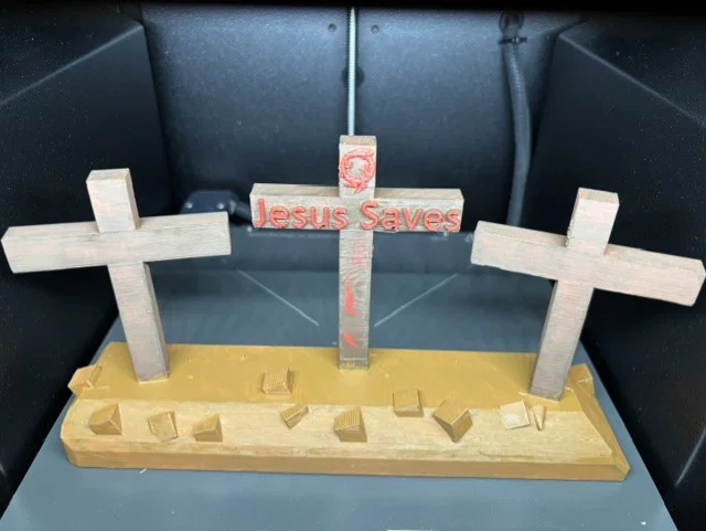 Mô hình in 3D Easter Cross - Thập tự giá trang trí mùa Phục sinh - Image 6
