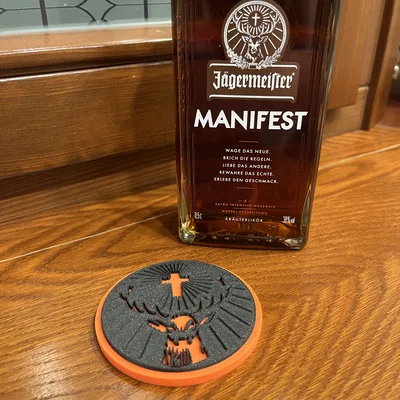 Đế lót ly hình logo Jägermeister