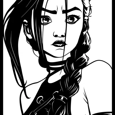 Tấm tranh treo tường nghệ thuật Jinx độc đáo cho không gian của bạn